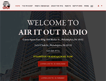 Tablet Screenshot of airitoutradio.net